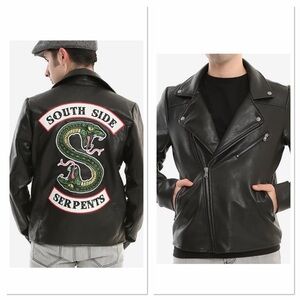 Riverdale Southside Serpents Black Faux Leather Jacket